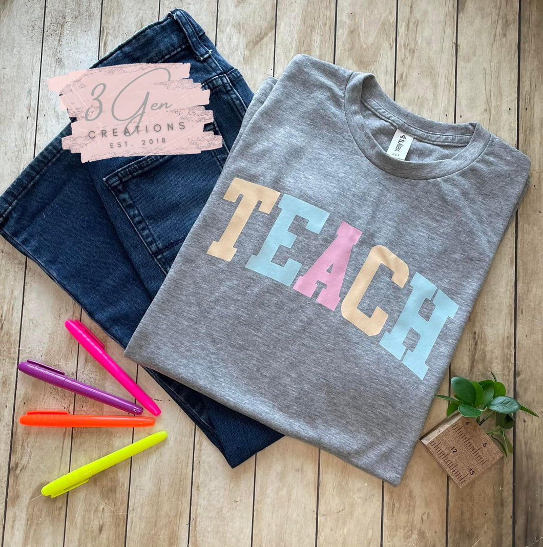 TEACH colorful