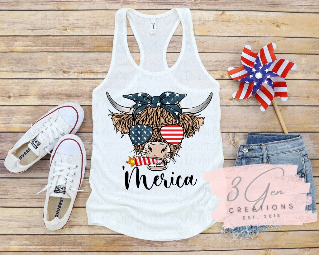 Merica cow