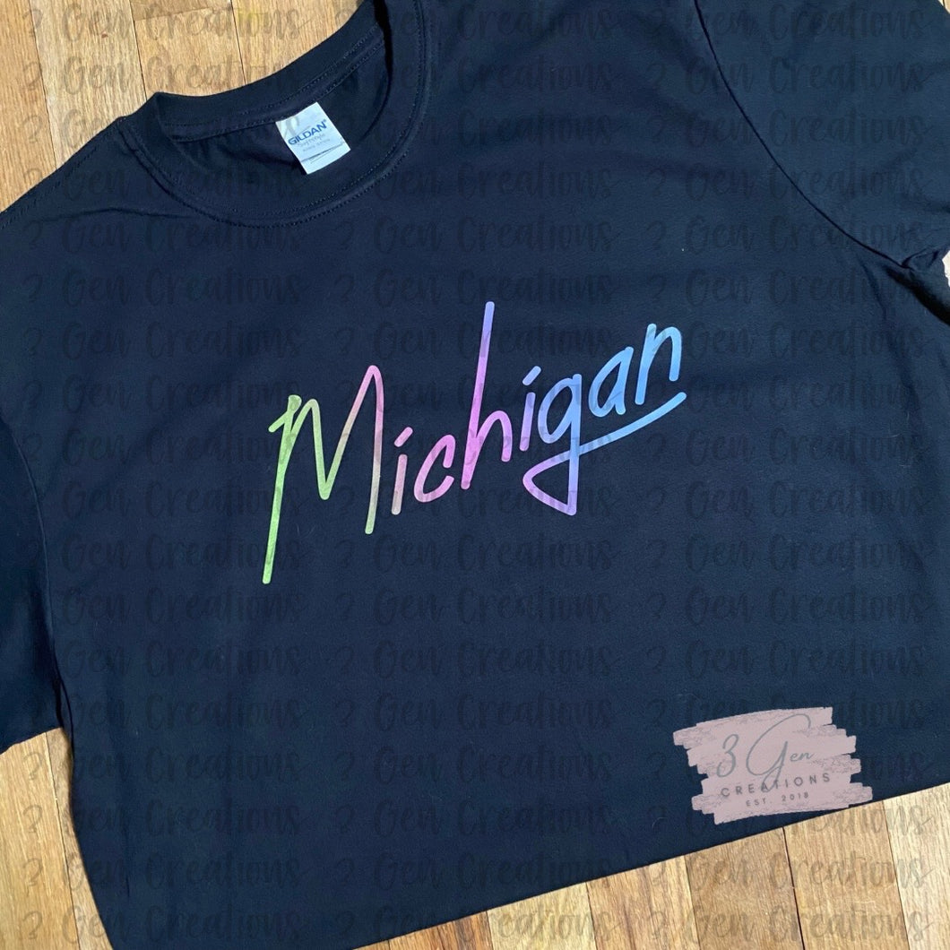 Michigan tie dye