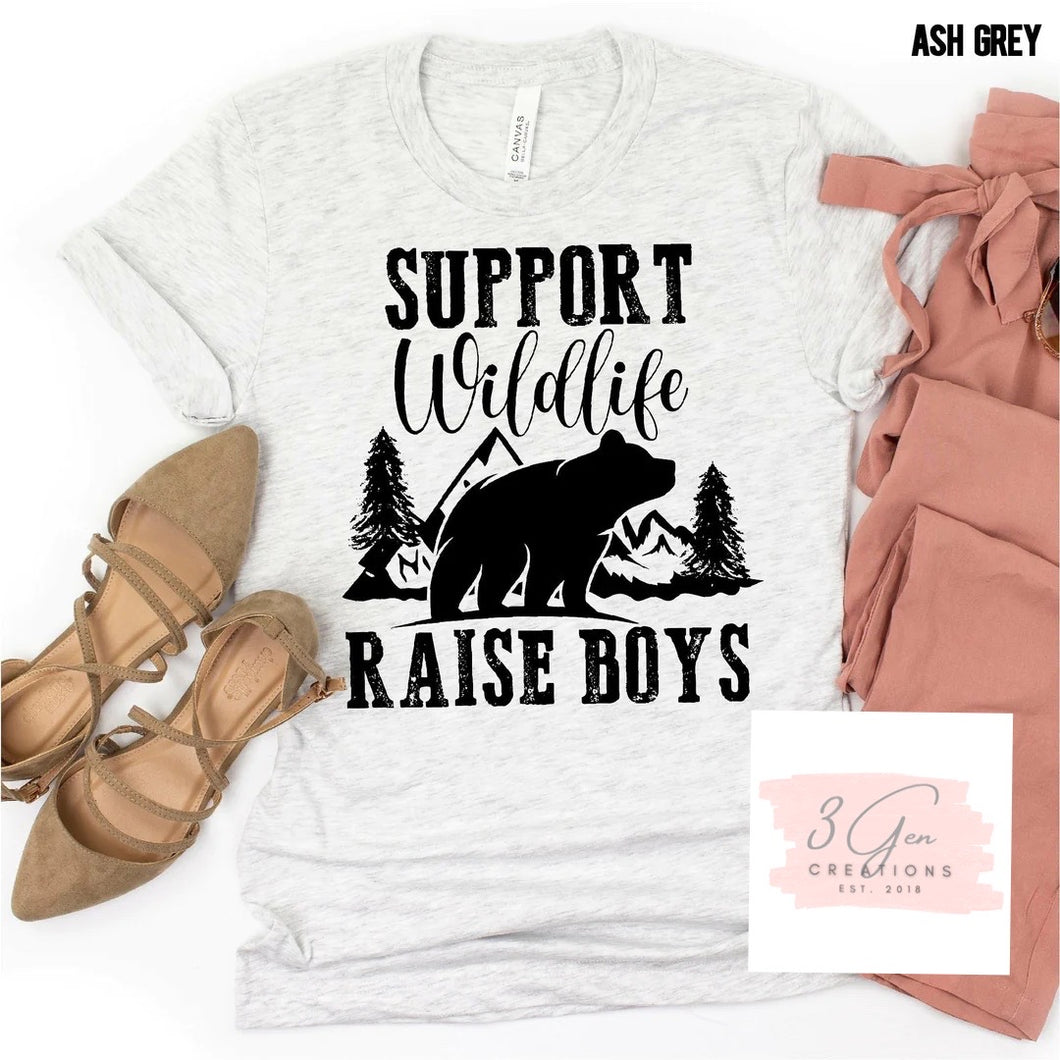 Support wildlife - raise boys