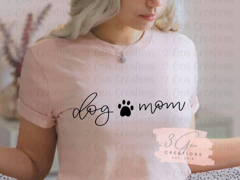 Dog mom paw